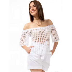 Women's loose knit blouse, TM0150, Chic & Chic